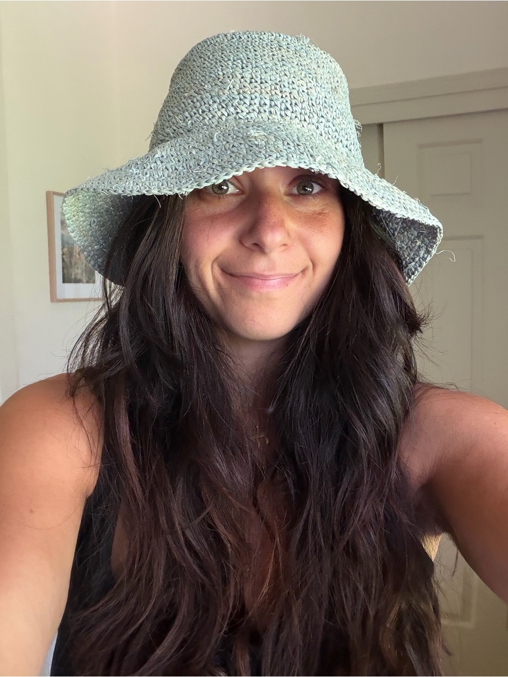 Wyeth by Todd Magill Light Blue Crochet Bucket Hat